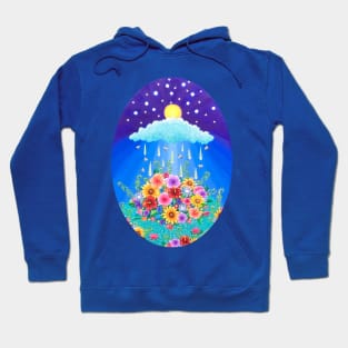 Dawn in the Happy Bee Garden Hoodie